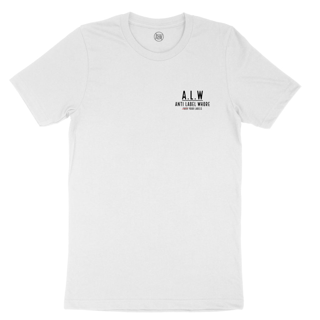 A.L.W  white T-Shirt (chest logo)